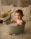 Telmo barreño ovalado milk bath ( 2 colores)