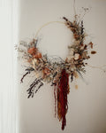 Aro Grande de Flores secas boho - Berta
