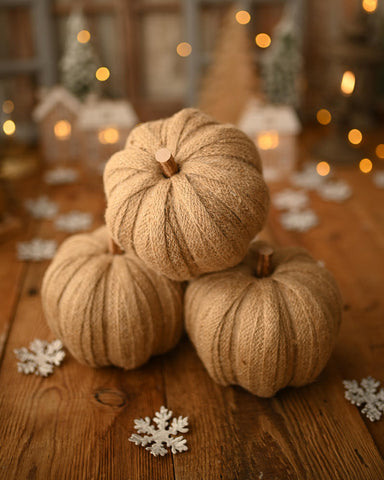 Una calabaza Natural de Rafia