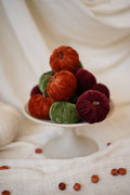 Mini Calabazas de terciopelo