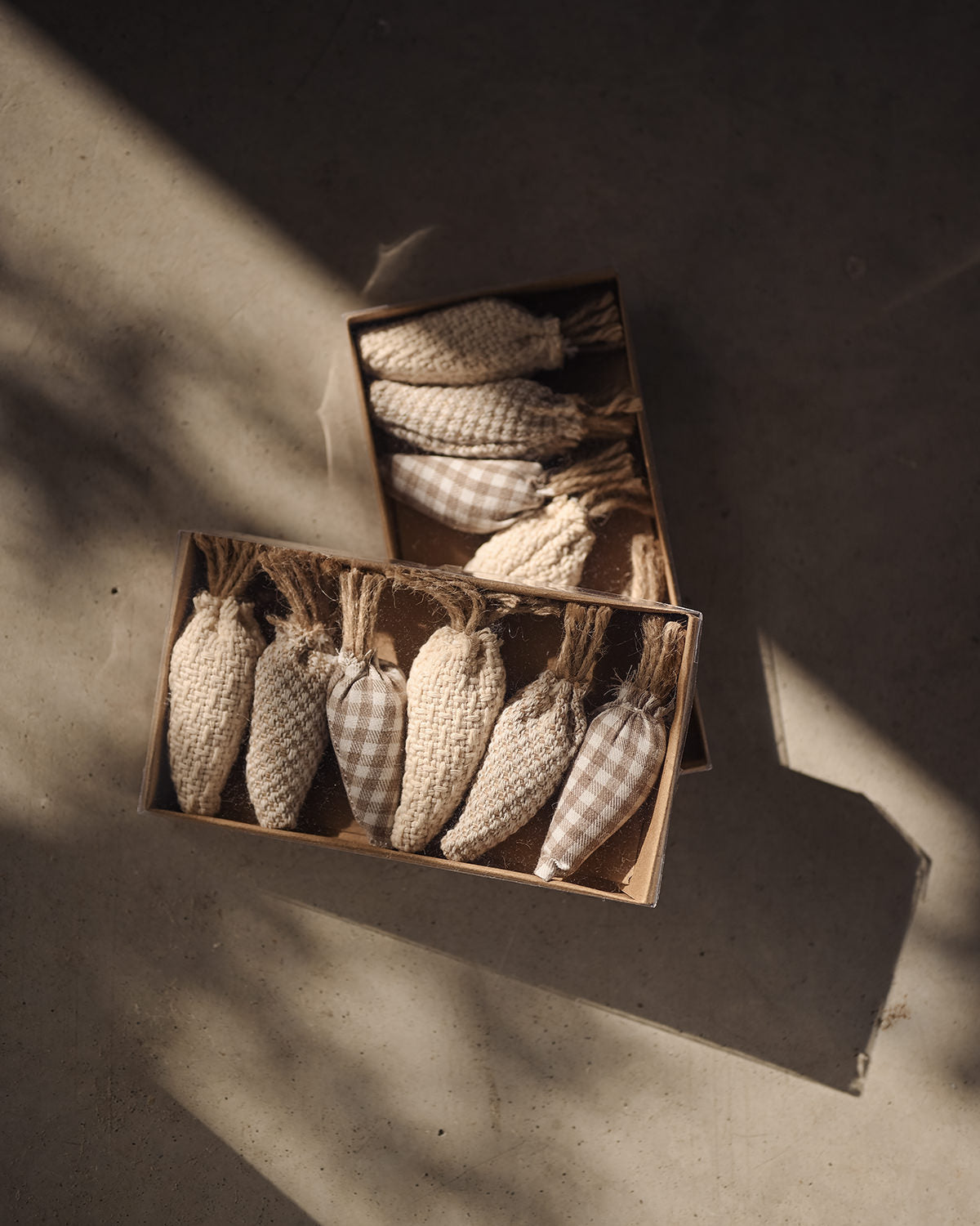 Zanahorias de tela Blanditas