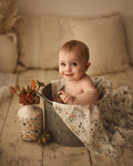 Muselina de flores campestres