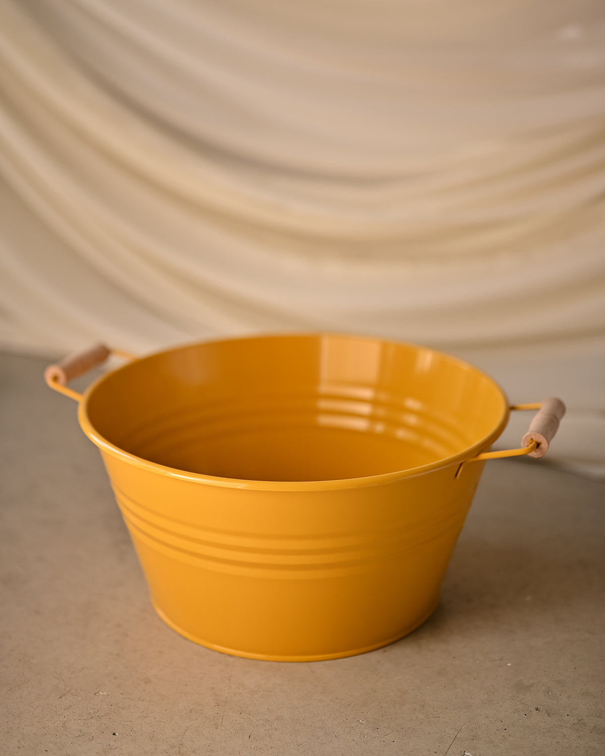 Barreño amarillo mostaza